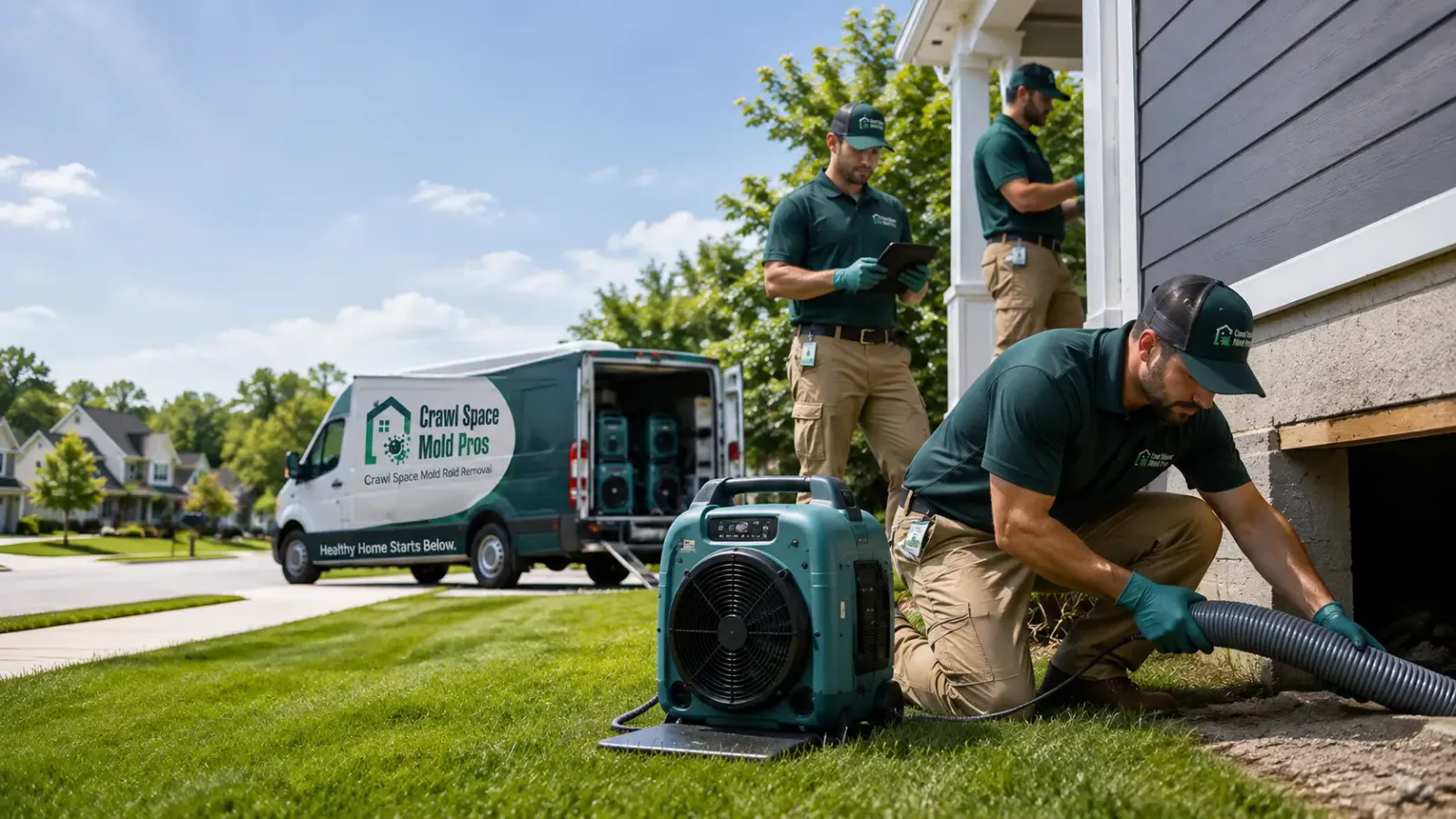 Crawl Space Mold Removal in Penn, ND